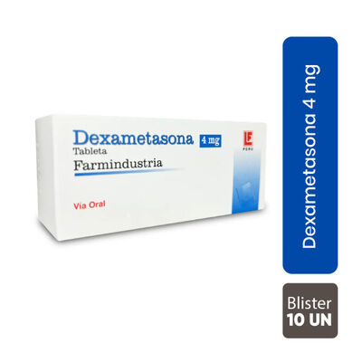 Dexametasona 4Mg - Blister 10 UN