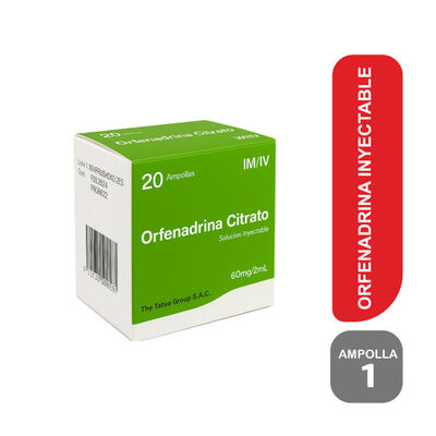 Orfenadrina CIT60MG/2ML  -Ampolla 1UN