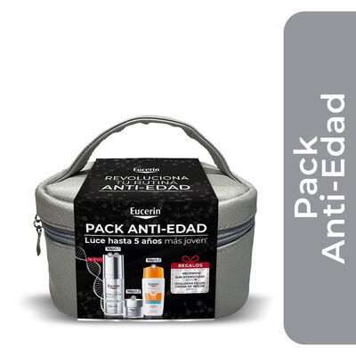 Pack Eucerin Hyaluron-Filler S&eacute;rum y Crema de Noche + Protector Solar - 3 UN