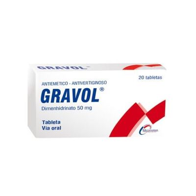 Gravol 50 Mg  - Caja 20 UN