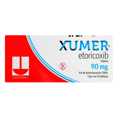 Xumer 90 Mg Tabletas - Caja 14 UN