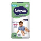 Pa&ntilde;al Babysec Talla Completa talla G - Bolsa 80 UN, , large image number null