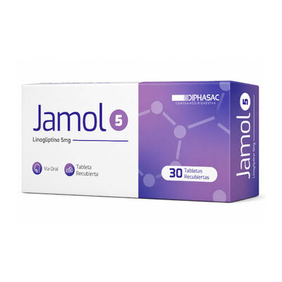 Jamol  5MG - Caja 30 tabletas recubiertas