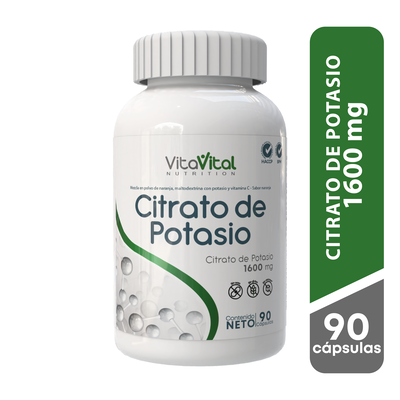 Vita Vital Citrato De Potasio Y Naranja C&aacute;psulas - Frasco 90 Un