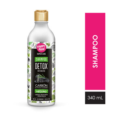 Happy Anne Shampoo Carb&oacute;n - Frasco 340 ML