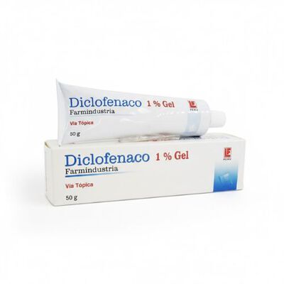 Diclofenaco 1% Gel T&oacute;pico - Tubo 50 G
