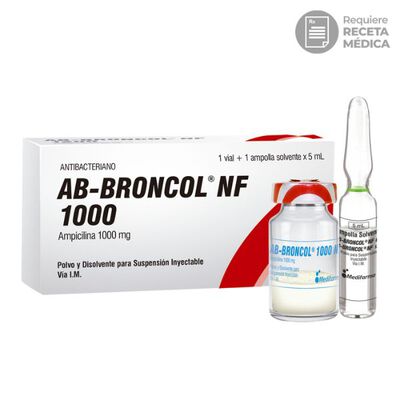 AB Broncol NF 1000Mg Suspensi&oacute;n Inyectable - Caja 1 Ampolla