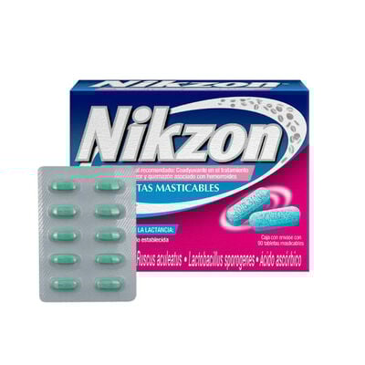 Nikzon Tabletas Masticables - Blister 10 UN