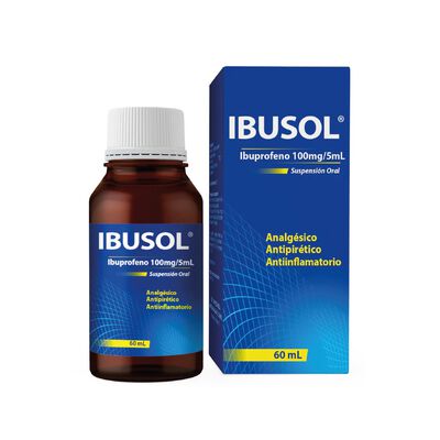 Ibusol Suspension Oral 100Mg/5Ml - Frasco 60 ML