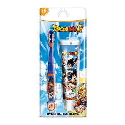 Dragon Ball Cepillo & Pasta Dental - Pack 2 UN