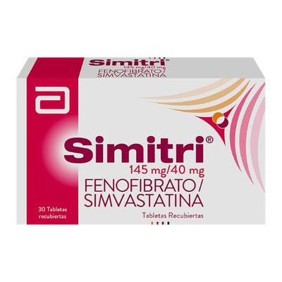 Simitri 145mg/40mg Tableta Recubierta - Caja 30 UN