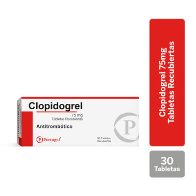 Clopidogrel 75 Mg Comprimidos - Caja 30 UN