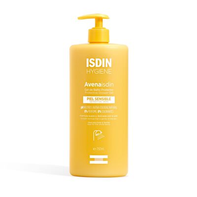 Gel de Ba&ntilde;o Protector Isdin Avena Piel Sensible - Frasco 750 Ml