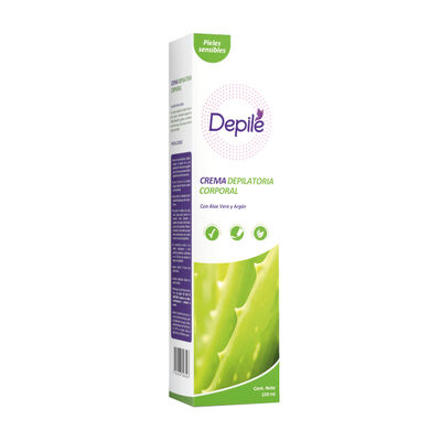 Depile Crema Depilatoria Corporal 3 En 1 Aloe Vera - Frasco 150 ML