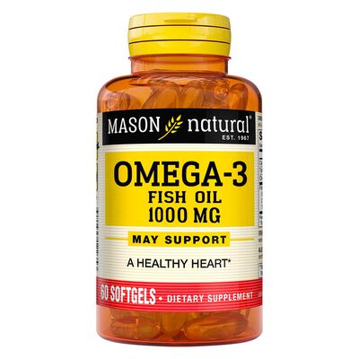 Omega 3 Aceite de Pescado 1000 mg - Frasco 60 UN