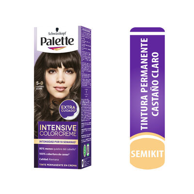 Tinte Palette Intensive- Semikit 5-0 Casta&ntilde;o Claro - Caja 1 UN