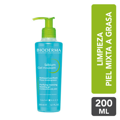Bioderma Sebium Mousse Gel  - Frasco 200 ML