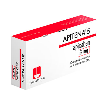 Apitena 5 mg Comprimido Recubierto - Caja 30 UN