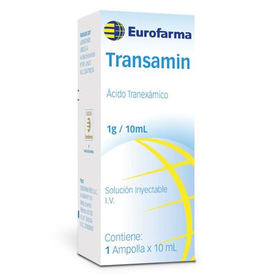 Transamin 10% Soluci&oacute;n Inyectable - Caja 1 UN