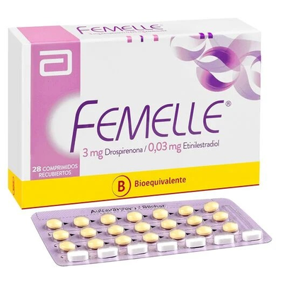 Femelle 3 Mg/ 0.03 Mg Comprimidos Recubiertos - Caja 28 UN