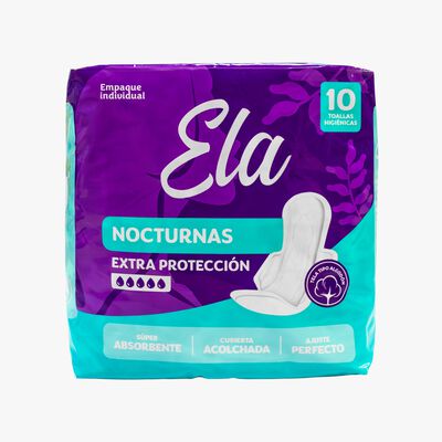 Ela Fem Care Nocturna Tela - Bolsa 10 UN
