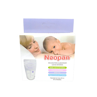 Bolsas de Almacenamiento de Leche Materna Neopan - Caja 25 UN