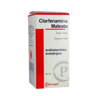 Clorfenamina Maleto Jarabe C/C - Frasco 60 ML