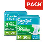 D&uacute;o Pack Pa&ntilde;al Plenitud Classic Talla P/M  Bolsa 20 UN - Pack 2UN, , large image number null