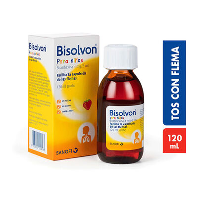 Bisolvon-Linctus Ni&ntilde;os - Frasco 120 ML