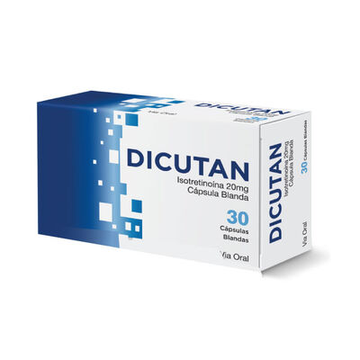 Dicutan 20 mg C&aacute;psula blanda - Caja 30 UN
