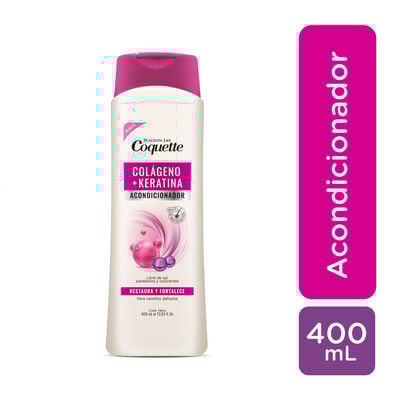 Acondicionador Coquette Col&aacute;geno & Keratina - Frasco 400ml