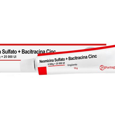 Neomicina + Bacitracina 0.500g-25 000 UI Ung&uuml;ento - Tubo 15 G
