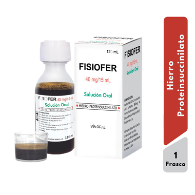 Fisiofer Jarabe - Frasco 120 ML