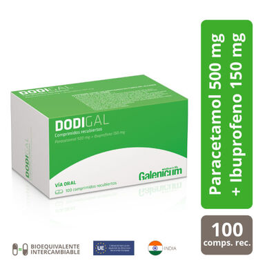 Dodigal 500+150MG - Caja 100 comprimidos