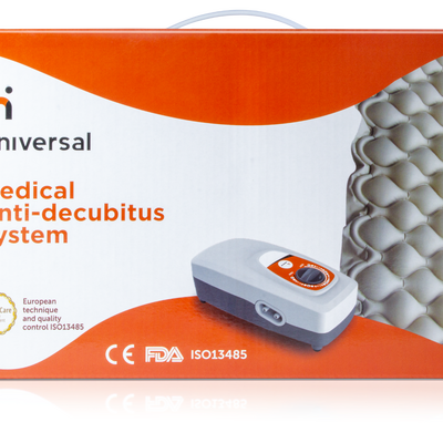 Colch&oacute;n Antiescaras con Motor Modelo Burbuja HiUniversal - Caja 1 UN