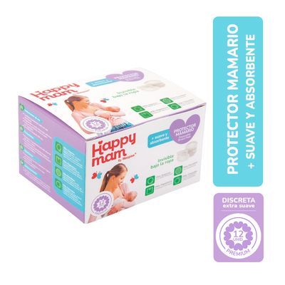 Protector Mamario Happymam - Caja 12 UN