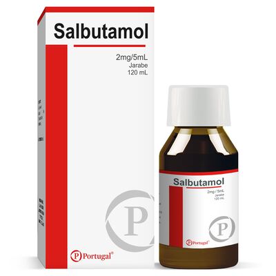 Salbutamol 2 Mg/5 Ml Jarabe - Frasco 120 UN