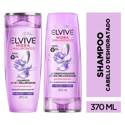 Elvive Shampoo & Acondicionador Hidra Hialur&oacute;nico - Pack 2 UN