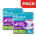 D&uacute;o Pack Pa&ntilde;al Plenitud Protect Talla M - Bolsa 20 UN - Pack 2UN, , large image number null