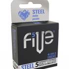 Preservativo Five Steel Doble Textura - Caja 5UN, , large image number null