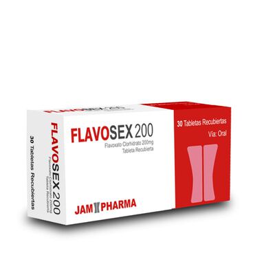 Flavosex 200 Mg Tableta Recubierta - Caja 30 UN