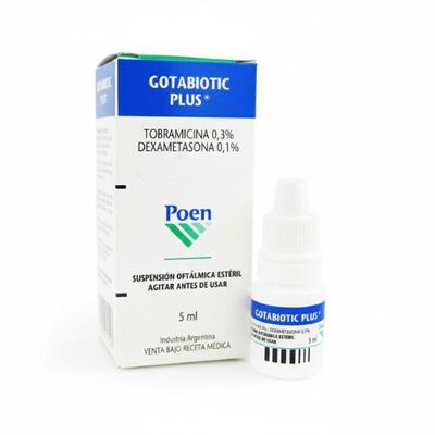Gotabiotic Plus Suspensi&oacute;n Oft&aacute;lmica - Frasco 5 ML