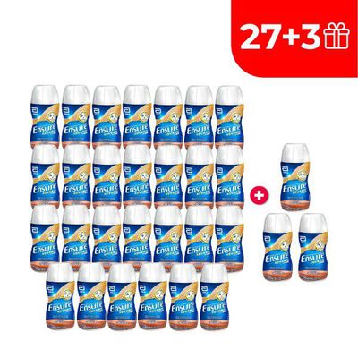 Pack 27 Ensure Advance L&iacute;quido Chocolate - Frasco 220 ML