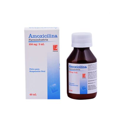 Amoxicilina 250Mg - Frasco 60 ML