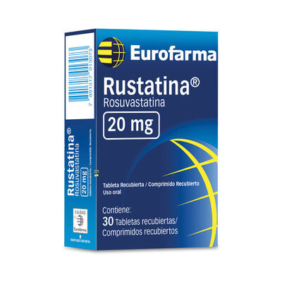 Rustatina 20 MG - Caja 30 Comprimidos