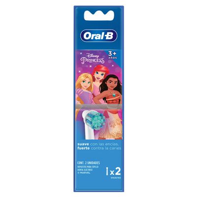 Oral B Cepillo Repuesto El&eacute;ctrico Disney Princess - Caja 2 UN