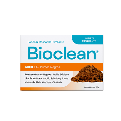 Bioclean Jabon Arcilla - Barra 100 G