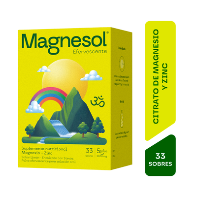 Magnesol Efervescente Limon 5G - Caja 33 UN