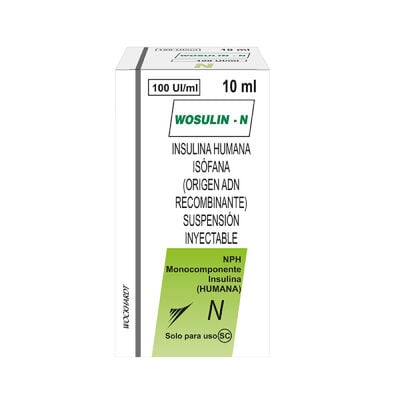 Wosulin-N 100 Ui/Ml  - Caja 1 UN