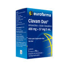 Clavam D&uacute;o 400+57 Mg/75 Ml - Frasco 70 Ml, , large image number null